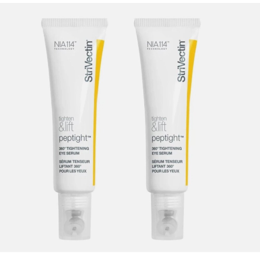 NEW! Strivectin Peptight Tightening Eye Serum, 0.65 fl oz, 2-pack